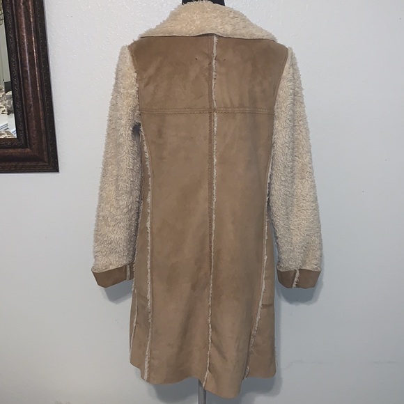 HEI HEI ANTHROPOLOGIE coat with Sherpa! - Picture 6 of 12